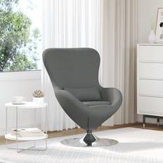 VidaXL Armchairs vidaXL Egg Chair Dark Grey Armchair