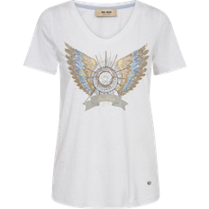 Mos Mosh Tøj Mos Mosh Deco Tee - White