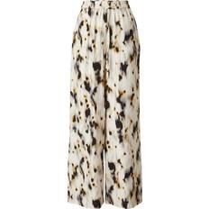 Co'Couture Bukser & Shorts Co'Couture Elisacc Pant Bukser - Ecru/Gylden Gul