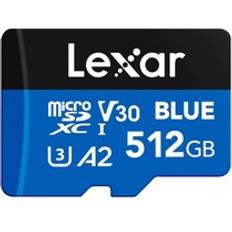 Memory Cards & USB Flash Drives LEXAR Blue Micro SD Card 512GB UHS-I Class 10