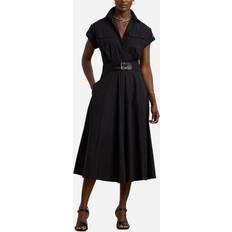 Lauren Ralph Lauren Dresses Lauren Ralph Lauren Mertice Belted Shirt Dress - Black