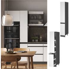 Armoires de Cuisine Hautes Vicco Meuble Haute De Cuisine R-Line J-Shape - Blanc