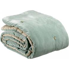 Textiles Vivaraise Plaid Points Noués Elise Opaline 140 x 200 Couverture