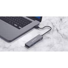 Graugear 10Gbps USB-Hub 4x USB 3.2 2x Typ C och 2x Typ A