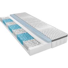 Taschenfederkernmatratzen Novel Linneweber 7-Zonen TTFK/Gel-Matratze 1000 H3 Taschenfederkernmatratze