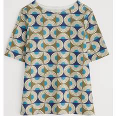 Printed T-Shirt Organic Cotton Jersey - Sun Geo Poseidon