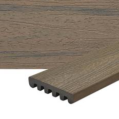 Timber Trex Coastal Bluff Square Composite Deck Board 1-in x 6-in x 20-ft Brown CB010620E2S01