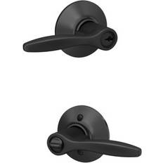Door Locks & Deadbolts Schlage Delfayo Lever Keyed Entry Lock 2.75 H x 5.24 W x 1.67 D in Black