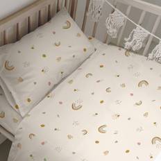 Hemtextil HappyFriday Mini Multifärgad Duntäcke Set för Spädbarns Säng Påslakan Multifärgad