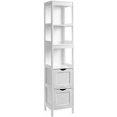 Bathroom cabinet Vasagle High Bathroom Storage Cabinet With 2 Drawers
