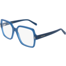 Briller & Læsebriller Ferragamo SF3031 423 Optiske Stel Acetat Blå Firkantet