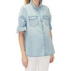 Hatch Women's The Denim Maternity Nursing Friendly Shirt Size XS