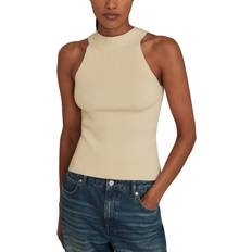 Reiss Veste Reiss Lacey Rib Strik Høj Hals Vest - NEW