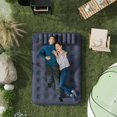 OutSunny Air Beds OutSunny Inflatable Mattress with 2 Pillows and Pump 191 x 137 x 22 cm