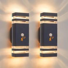 Up Down Outside Lights with Motion Sensor Wall light