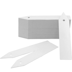 Pots, Plants & Cultivation Sans Marque 200 Pcs Plastic Plant Nursery Garden Labels Garden Stake Tags Grayish