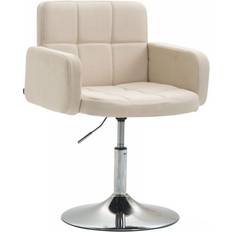 Loungestühle CLP Lounger Los Angeles Stoff Creme Loungestuhl