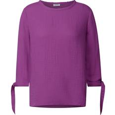 Cecil Damen Musselin Bluse - Magenta