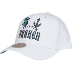 Supporterprodukter Mitchell & Ness NHL Vit Adjustable Keps Seattle Kraken All In Pro White