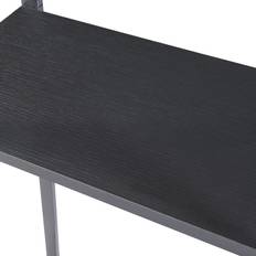 Cestos de Leña [en.casa] Soporte Para Leña Ulvila De 2 Niveles Acero Y Aglomerado 170 x 45 x 30 cm