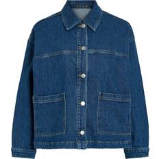 Vila Lös Ytterkläder Vila Vijaf Denim Jacka - Blå