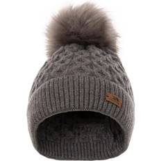 Trespass Accessories Trespass Womens Freja Pom Pom Beanie - Dark Grey
