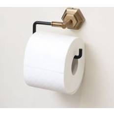 Gold Toilet Paper Holders Melody Maison Brass Gold And Black Toilet Roll Holder
