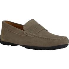 Geox Men Moccasins Geox Mens Kosmopolis Grip Suede Moccasins - Taupe