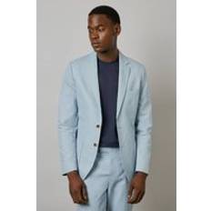 Linne Kostymer Burton Mens Slim Fit Suit Jacket - Light Blue