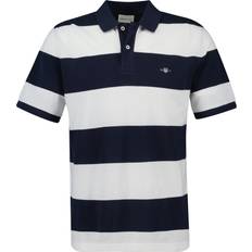 Gant Pikétröjor Gant Herr Regular Fit Blockrandig Pikétröja