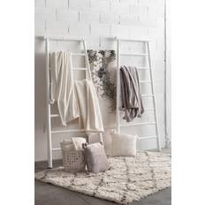 Textiles Vivaraise Plaid en Polyester Blanc 130 x 160 cm Couverture Blanc (160x)