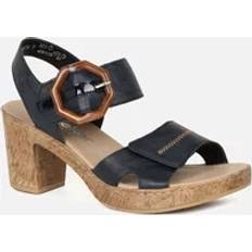 Heeled Sandals Rieker Women's Vital Womens Sandals - Black