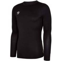 Umbro Underwear Umbro Core Crew Neck Long-Sleeved Base Layer Top - Black