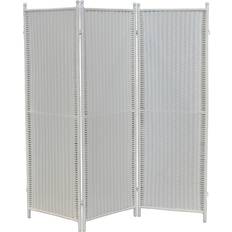 Raumteiler Merxx Paravent Mit 3 Flügel 138 x 183 cm Weiß Raumteiler