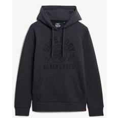 Superdry Men's Black Label Hoodie - Dark Grey