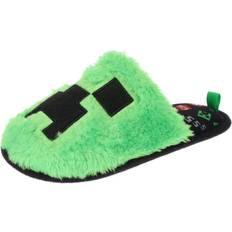 Vegan Slippers Minecraft Unisex Adult Creeper Slippers - Green
