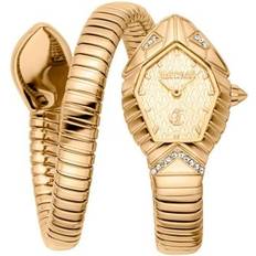 Just Cavalli Klockor Just Cavalli Snake Gyllene Damklocka Ø 22 mm