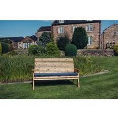 Churnet Valley 3 Seat Timber 73 x 163 x 95 cm Garden Bench