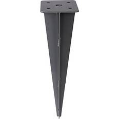 Ground Anchors & Column Shoes on sale Songmics Metal Stolpeanker Grå Sprøjtet Jordanker Drive-In 46 x 11,5 x 11,5 cm