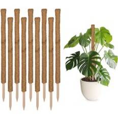 Garden & Outdoor Environment Relaxdays Coconut Sticks in Set of 10 90 cm Long