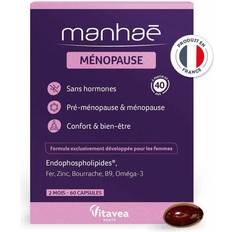 Compléments Manhaé Ménopause Acide Folique Omega 3 Capsules 60 pcs