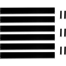 Lawn Edging Tie Down Metal Landscape Edging Kit 48 x 6 in 6 Pack Black