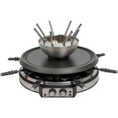 Homeware Profession Raclette-Grill Schwarz Edelstahlfarben