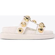 Kurt Geiger White Slippers & Sandals Kurt Geiger Orson Multi Studded Sandals - Black