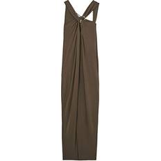 Reiss Long Dresses Reiss Eliza Halterneck Maxi Dress - Mocha