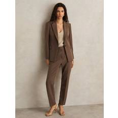 Reiss Dame Bukser Reiss Mink Neutral Gabi Slim Fit Suit Trousers