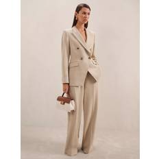 Devon Linen Blend Trousers - Neutral