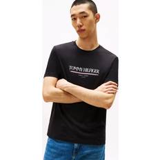 Tommy Hilfiger Black T-shirts Tommy Hilfiger Regular Fit T-Shirt - Black