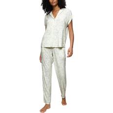 Blommiga Pyjamasar Triumph Boyfriend Fit Pw X - Grön