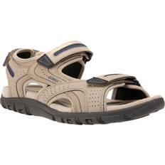 Geox Men Slippers & Sandals Geox Mens Strada Faux Nubuck Sandals - Tan